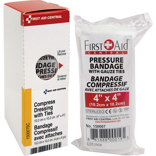 Recharge de bandages compressifs avec attaches SmartCompliance, 4" lo x 4" la Auto-Cam