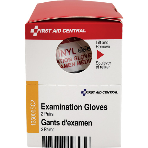 Recharge de gants d'examen SmartCompliance, Vinyle, Sans poudre, Transparent, Classe 2 Auto-Cam