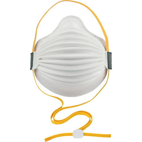Respirateur AirWave jetable avec SmartStrap et garniture d'&eacute;tanch&eacute;it&eacute; int&eacute;grale en mousse, P95, Certifi&eacute; NIOSH, Moyen/grand Auto-Cam
