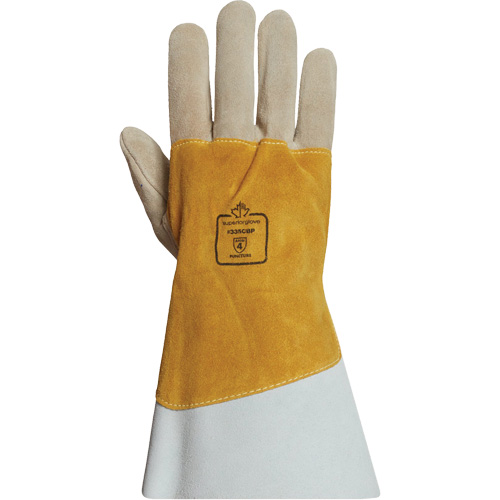 Endura&reg; TIG Welding Gloves, Grain Cowhide, Size Small/7 Auto-Cam