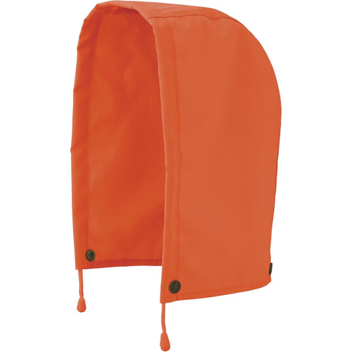 5400H Capuchon de veste de s&eacute;curit&eacute; imperm&eacute;able 300D Trilobal antid&eacute;chirure, Orange haute visibilit&eacute;, Polyester Auto-Cam