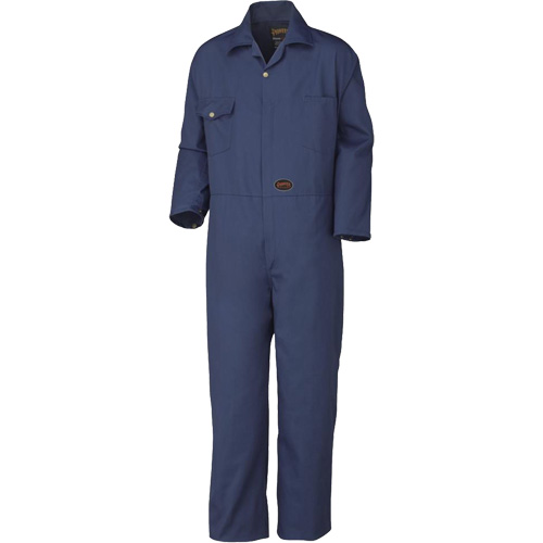 515 Coveralls with Brass Zipper, Men's, Navy Blue, Size 36 Auto-Cam