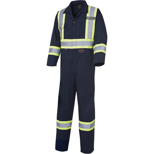 516 Coveralls, 36, Navy Blue Auto-Cam