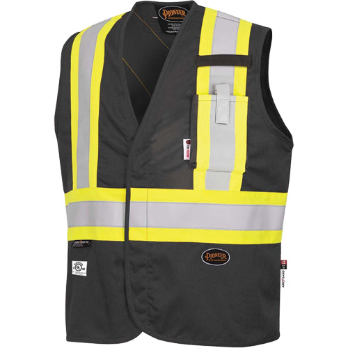 7729 Veste r&eacute;sistante aux arcs &eacute;lectriques FR-Tech, Petit, Noir, 10 cal/cm² Auto-Cam