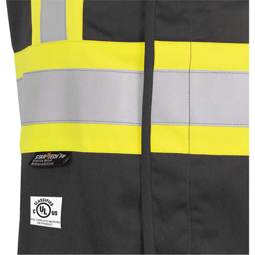 7729 Veste r&eacute;sistante aux arcs &eacute;lectriques FR-Tech, Petit, Noir, 10 cal/cm² Auto-Cam