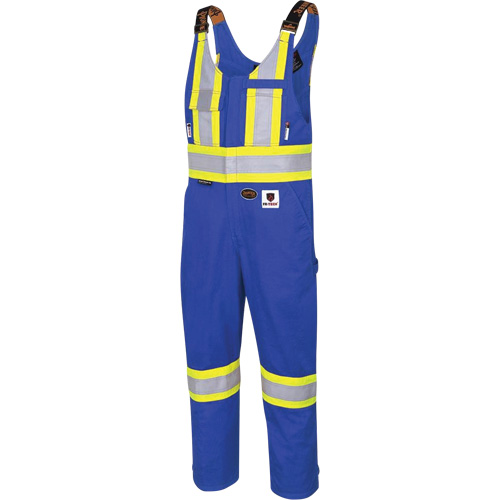 7714 FR-Tech&reg; Flame-Resistant Overalls, Small, Royal Blue Auto-Cam