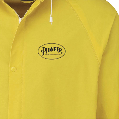 577J Rain Jacket, Polyester/PVC, Small, Yellow Auto-Cam
