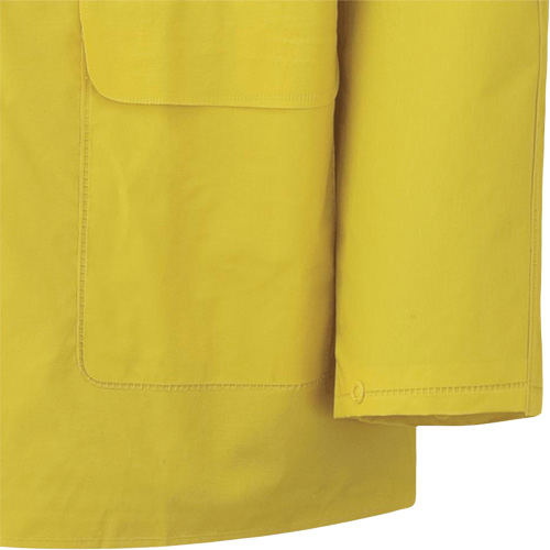 577J Rain Jacket, Polyester/PVC, Small, Yellow Auto-Cam