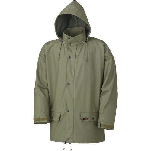 D7000 Veste imperm&eacute;able extensible, Polyur&eacute;thane, T-petit, Vert Auto-Cam