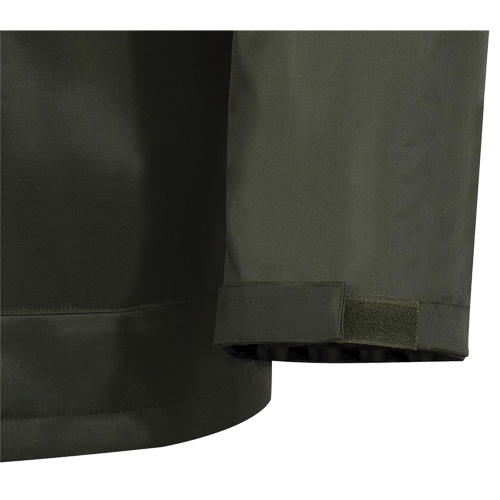D8120J Manteau &agrave; capuchon ind&eacute;chirable Nailhead pour planteur d'arbres, Polyester/PVC, T-petit, Vert Auto-Cam