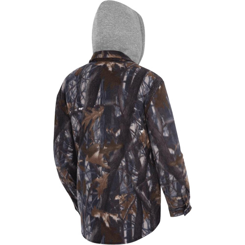 415CM Quilted Hooded Shirt, Men's, X-Small, Multi-Colour Auto-Cam