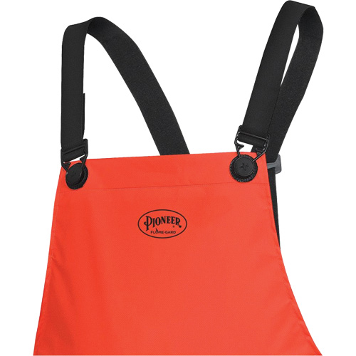 576P FR Safety Bib Pants, Small, High Visibility Orange Auto-Cam