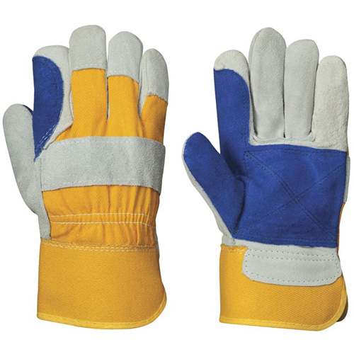 545 Fitter's Gloves, One Size, Split Cowhide Palm Auto-Cam