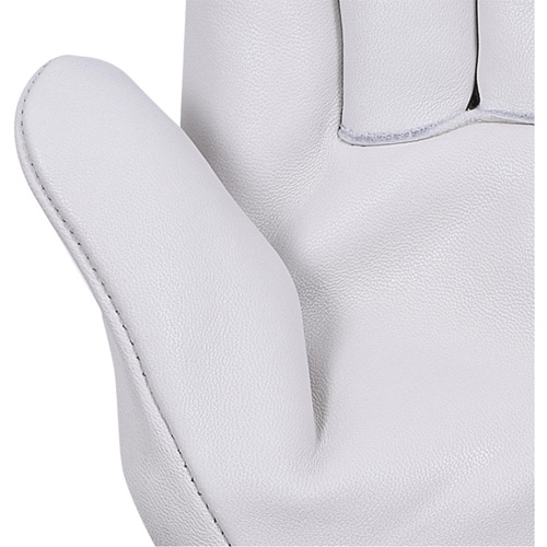 535G Gants de chauffeur beige, Petit, Paume en Cuir fleur de vache Auto-Cam