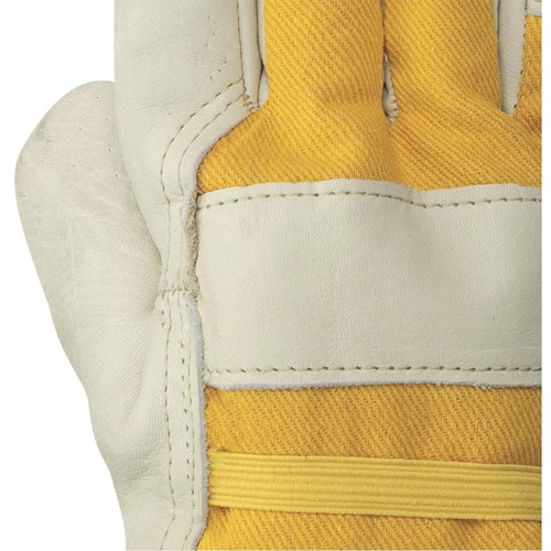 537FLRF Insulated Fitter's Gloves, One Size, Grain Cowhide Palm, Boa Inner Lining Auto-Cam