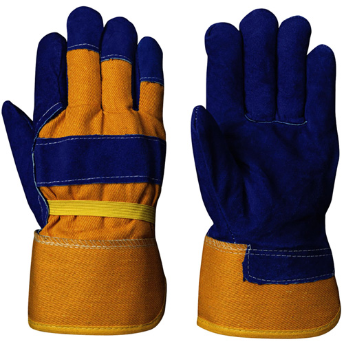655 Insulated Fitter's Gloves, One Size, Split Cowhide Palm, Boa Inner Lining Auto-Cam