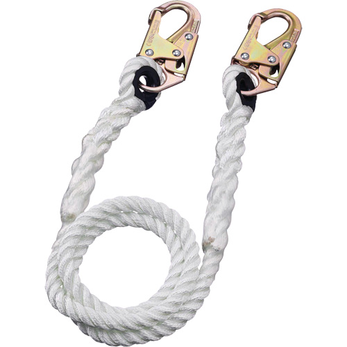 LAN-1222-6 Rope Restraint Lanyard, 1 Legs, 6', CSA Class A Auto-Cam
