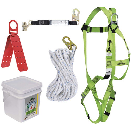 RK4-50 Ensemble de protection contre les chutes, Trousses pour couvreur de toit Auto-Cam