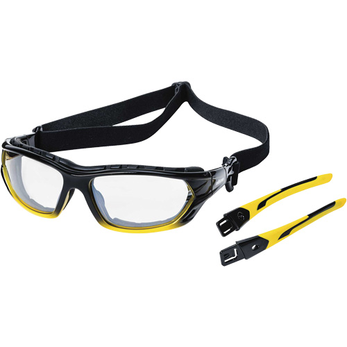 XPS530 Sealed Safety Glasses, Indoor/Outdoor Lens, Anti-Scratch, ANSI Z87+/Meets/Exceeds CSA Z94.3 Auto-Cam