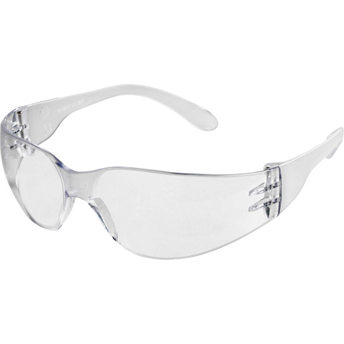 X300 Safety Glasses, Clear Lens, Anti-Scratch, ANSI Z87+/Meets/Exceeds CSA Z94.3 Auto-Cam