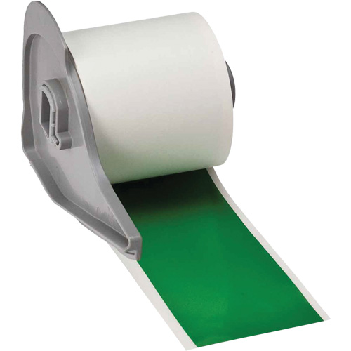 All-Weather Permanent Adhesive Label Tape, Vinyl, Green, 2" Width Auto-Cam