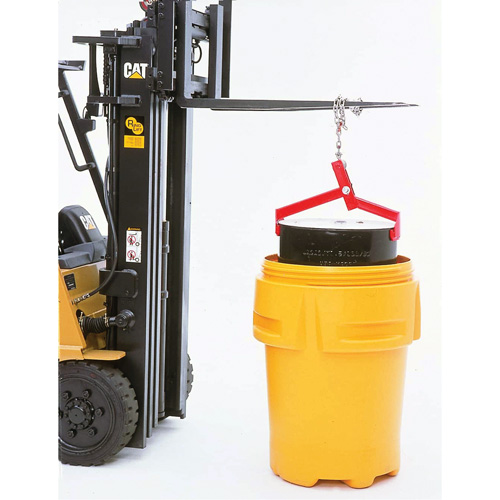 Ultra-Drum Lifter, 55 gal. US (45 gal. imp.), Cap. 1000 lb/453 kg Auto-Cam