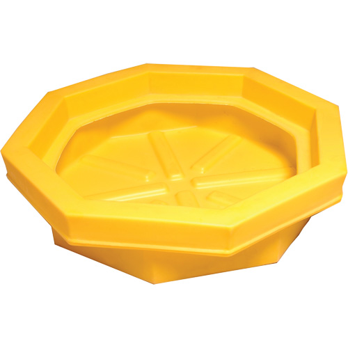 Ultra-Drum Tray sans grille, 32" lo x 32" la x 8,1" h, Cap. de d&eacute;versement 22,8 gal. US Auto-Cam