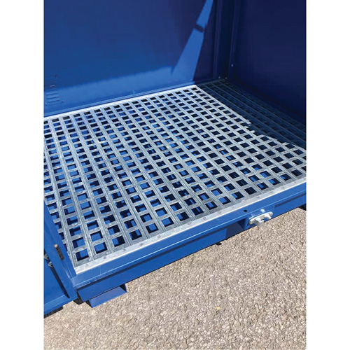 Palette de d&eacute;versement en acier avec couvercle rigide S-4 Ultra, 61" lo x 54,4" la x 52" h, Capacit&eacute; de charge 4700 lb Auto-Cam
