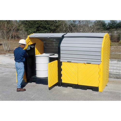 Kit dextension avec drain pour Ultra-Hard Top Spill Pallets, 64" lo x 79" la x 62" h, Capacit&eacute; de charge 9000 lb Auto-Cam
