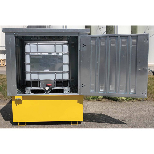 Couvercle rigide en acier Ultra-IBC, 71,1" lo x 83,1" la x 66,3" h, Capacit&eacute; de charge 5640 lb Auto-Cam