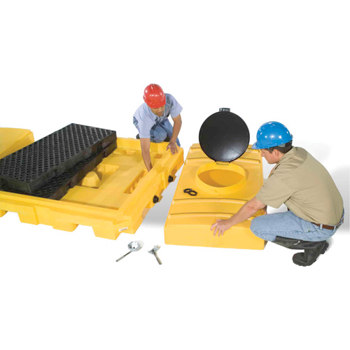 R&eacute;servoir dexpansion pour Ultra-Modular IBC Spill Pallets Auto-Cam
