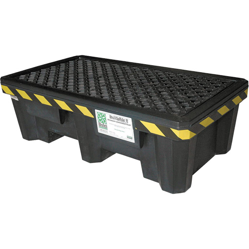 Ultra-Spill Pallet mod&egrave;le &eacute;conomique, 2 barils, Capacit&eacute; de d&eacute;versement 66 gal. US, 53" x 29" x 16,5" Auto-Cam