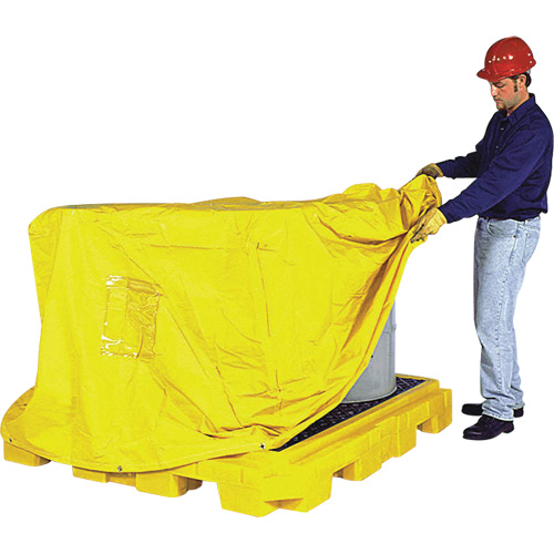 Ultra-Spill Pallet P2 Plus, b&acirc;che de recouvrement Auto-Cam