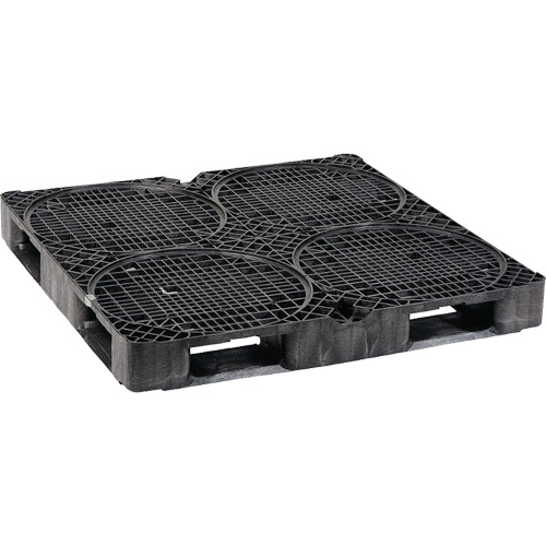 Ultra-Spill King palette seulement, 4 barils, Capacit&eacute; de d&eacute;versement 85 gal. US, 48,8" x 48,8" x 5,5" Auto-Cam