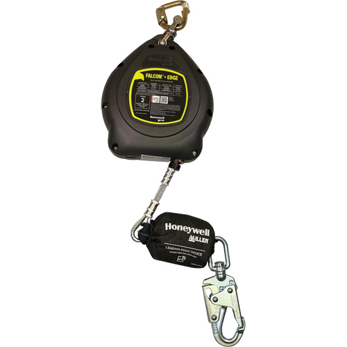 Falcon+ Edge Self-Retracting Lifeline, 20', Galvanized Steel, Swivel Auto-Cam