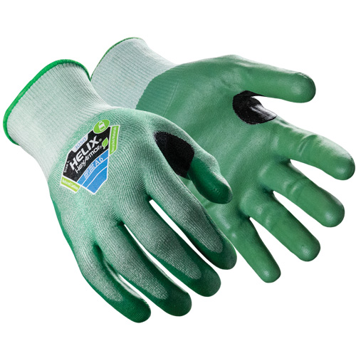 Gants r&eacute;sistants aux coupures Helix 3050, Taille 5/2T-petit, Calibre 18, Rev&ecirc;tement Nitrile, Enveloppe en Polyester/Fibre de verre/PEHP, ASTM ANSI niveau A6 Auto-Cam