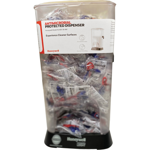 Distributeur de bouchons doreille filaires HL400 AM avec boîte de bouchons doreille AS-30R Auto-Cam