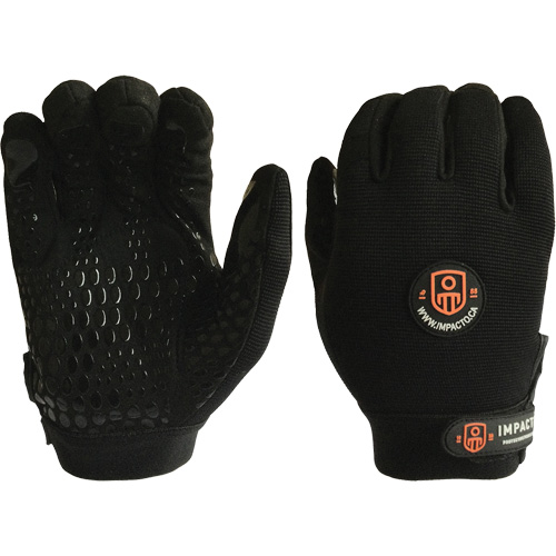 Gants de m&eacute;canicien anti-chocs, 7/Petit, Paume en Synth&eacute;tique/Su&egrave;de, Poignet &eacute;lastique/Boucle et crochet Auto-Cam