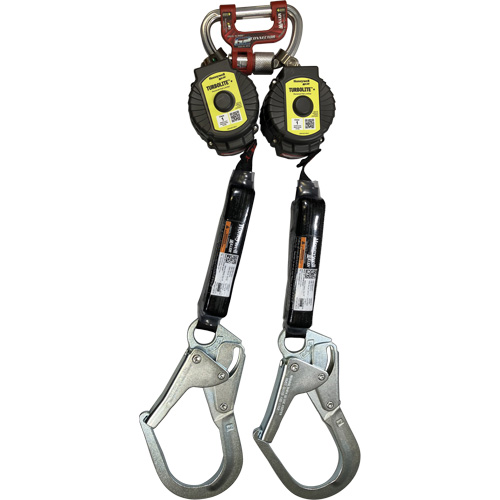 Miller TurboLite+ Personal Fall Limiter, 6', Web, Stationary Auto-Cam