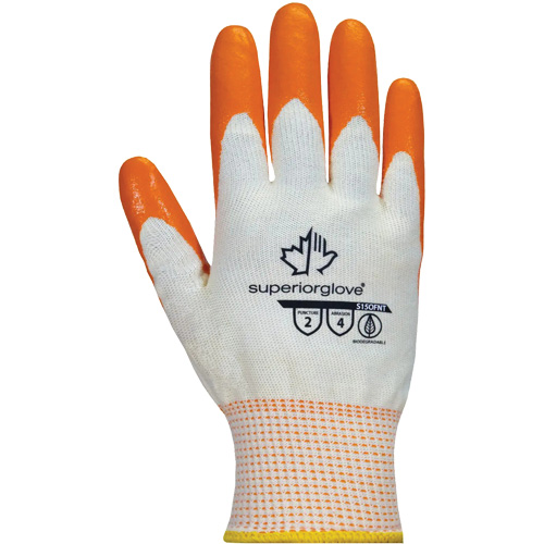 Dexterity&reg; Gloves, 6/X-Small, Foam Nitrile Coating, 15 Gauge, Cotton Shell Auto-Cam
