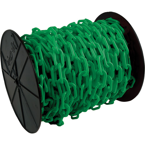 Heavy-Duty Plastic Safety Chain, Green Auto-Cam