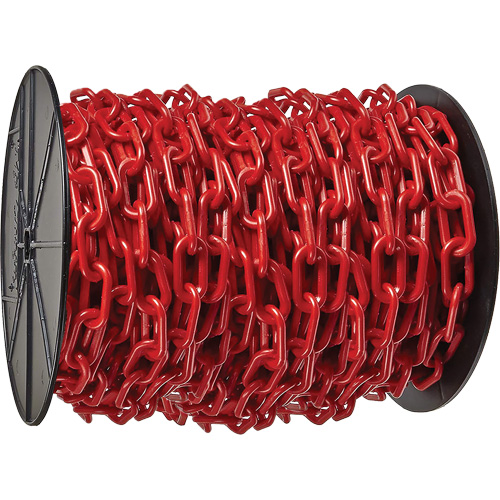 Heavy-Duty Plastic Safety Chain, Red Auto-Cam