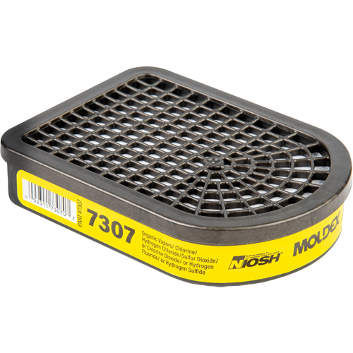 Semi-Rectangular Respirator Cartridge, Gas/Vapour Cartridge, Acid Gas/Organic Vapour Auto-Cam