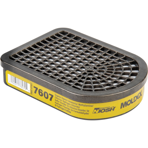 Semi-Rectangular Respirator Cartridge, Gas/Vapour Cartridge, Multi-Gas/Vapour Auto-Cam