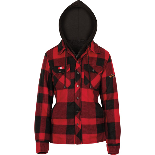 415RBW Chemise &agrave; capuche matelass&eacute;e, Femmes, T-petit, Multicolore Auto-Cam