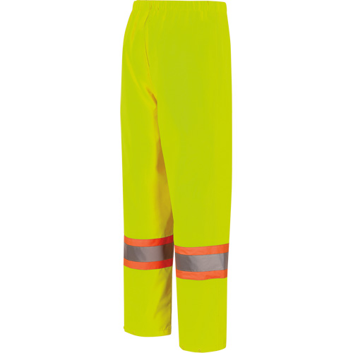 5629W Women's Waterproof Bib Pants, Polyester/Polyurethane, X-Small, High Visibility Lime-Yellow Auto-Cam