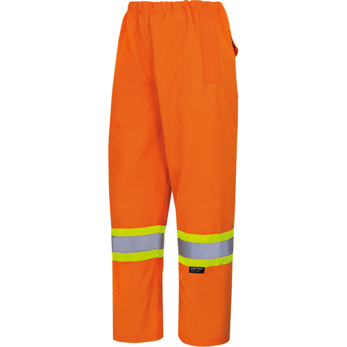 5586 Pantalon de s&eacute;curit&eacute; hydrofuge de 450D, Polyester/Polyur&eacute;thane, 4T-Grand, Jaune lime haute visibilit&eacute; Auto-Cam