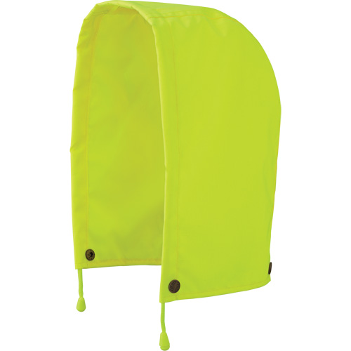 5401H Capuchon pour manteau de s&eacute;curit&eacute; imperm&eacute;able haute visibilit&eacute; ind&eacute;chirable en 300D trilob&eacute;, Jaune lime haute visibilit&eacute;, Polyester Auto-Cam
