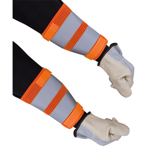 166A High-Visibility Orange 8" Traffic Cuffs Auto-Cam