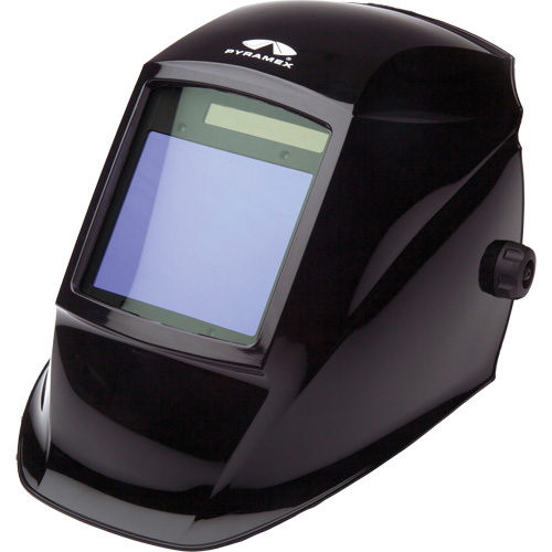 Leadhead&reg; Auto Darkening Welding Helmet, 3.8" L x 3.4" W View Area, 9 - 13 Shade Range, Black Auto-Cam
